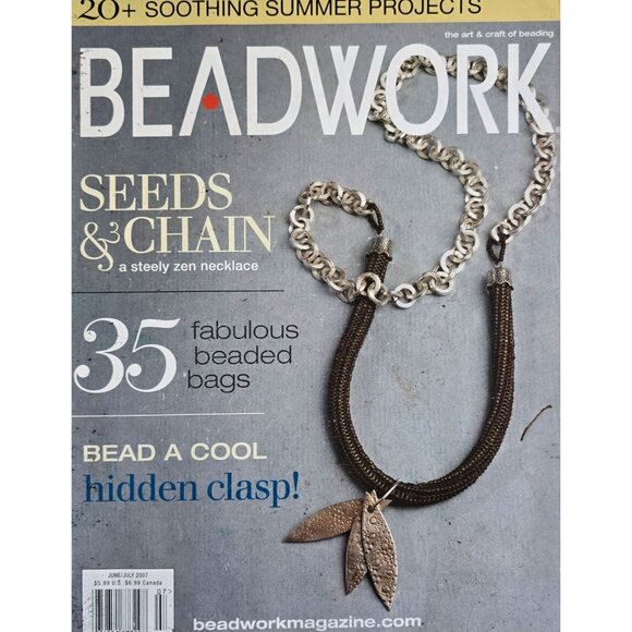 Beadwork Magazine June July 2007 Seeds And Chains A Steely Zen Necklace - Picture 16 of 16